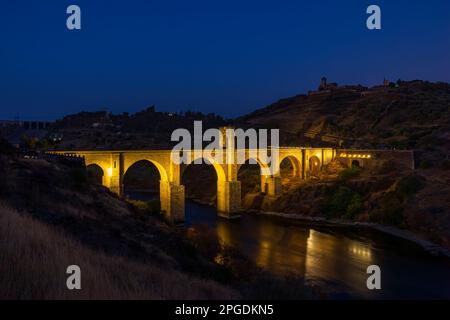 Puente de Alcantara in Extremadura, Spanien Stockfoto
