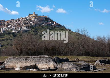 grumentum, grumento Nova, val d'AGRI, potenza, basilicata, italia, Stockfoto