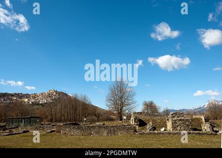 grumentum, grumento Nova, val d'AGRI, potenza, basilicata, italia, Stockfoto