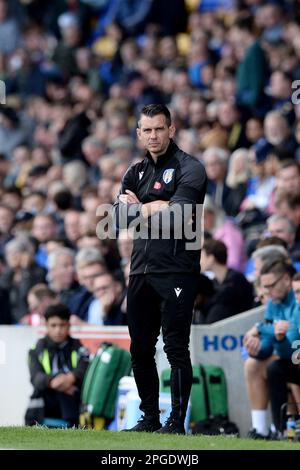 Colchester United Head Coach Matt Bloomfield – AFC Wimbledon V Colchester United, Sky Bet League Two, Cherry Red Records Stadium, Wimbledon, Großbritannien – 22. Oktober 2022 nur redaktionelle Verwendung – es gelten Einschränkungen für DataCo Stockfoto