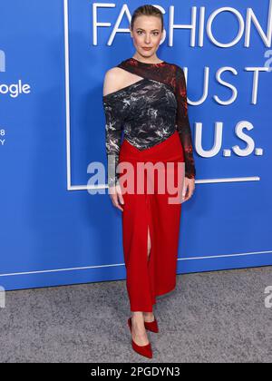 HOLLYWOOD, LOS ANGELES, KALIFORNIEN, USA - MÄRZ 21: Gillian Jacobs trifft auf dem Fashion Trust U.S. ein Awards 2023 in den Goya Studios am 21. März 2023 in Hollywood, Los Angeles, Kalifornien, USA. (Foto von Xavier Collin/Image Press Agency) Stockfoto