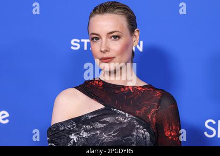 HOLLYWOOD, LOS ANGELES, KALIFORNIEN, USA - MÄRZ 21: Gillian Jacobs trifft auf dem Fashion Trust U.S. ein Awards 2023 in den Goya Studios am 21. März 2023 in Hollywood, Los Angeles, Kalifornien, USA. (Foto von Xavier Collin/Image Press Agency) Stockfoto