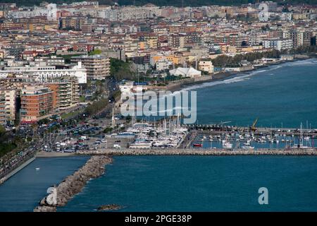 la città di salerno, kampanien, italien, Stockfoto