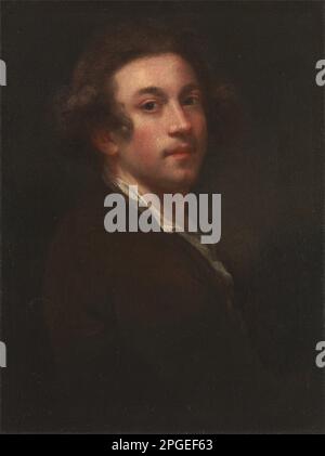 Selbstporträt um 1750 von Joshua Reynolds Stockfoto