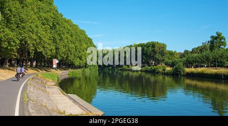 Staden in Saarbrücken, Freizeit und Erholung in Saarland Stockfoto