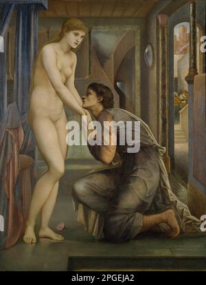 Pygmalion und das Bild - die Seele erhält 1878 von Edward Burne-Jones Stockfoto