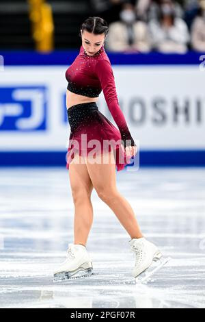 Nicole SCHOTT (GER) während des Women Short Program bei der ISU World Figure Skating Championships 2023 in der Saitama Super Arena am 22. März 2023 in Saitama, Japan. Kredit: Raniero Corbelletti/AFLO/Alamy Live News Stockfoto