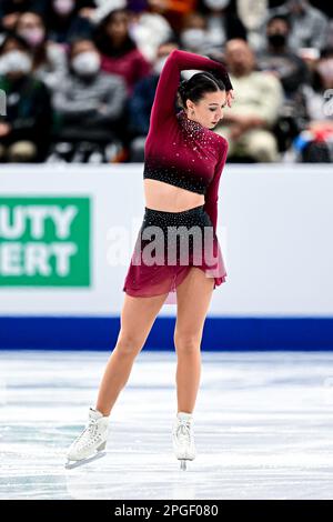 Nicole SCHOTT (GER) während des Women Short Program bei der ISU World Figure Skating Championships 2023 in der Saitama Super Arena am 22. März 2023 in Saitama, Japan. Kredit: Raniero Corbelletti/AFLO/Alamy Live News Stockfoto
