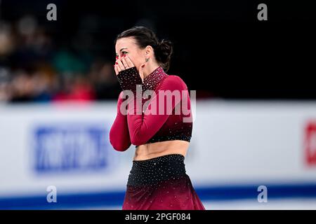 Nicole SCHOTT (GER) während des Women Short Program bei der ISU World Figure Skating Championships 2023 in der Saitama Super Arena am 22. März 2023 in Saitama, Japan. Kredit: Raniero Corbelletti/AFLO/Alamy Live News Stockfoto