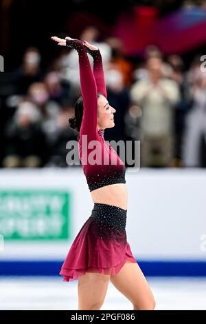 Nicole SCHOTT (GER) während des Women Short Program bei der ISU World Figure Skating Championships 2023 in der Saitama Super Arena am 22. März 2023 in Saitama, Japan. Kredit: Raniero Corbelletti/AFLO/Alamy Live News Stockfoto