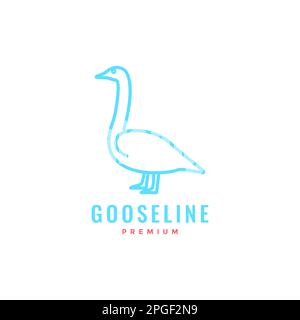 Gänseblümchen langer Halsausschnitt Schönheitslinie minimales Logo-Design Vektor Stock Vektor