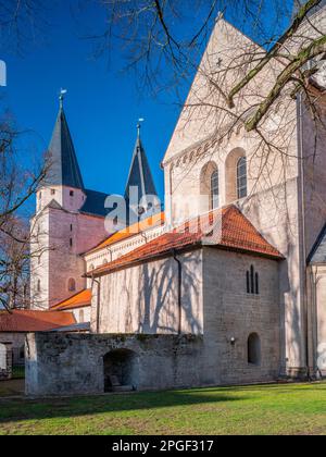 Kaiser Lothar Kathedrale erbaut 1170 in Königslutter, Deutschland Stockfoto