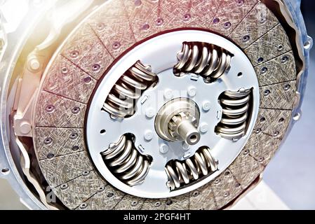 Kupplungsscheibe für Fahrzeugquerschnitt Stockfoto