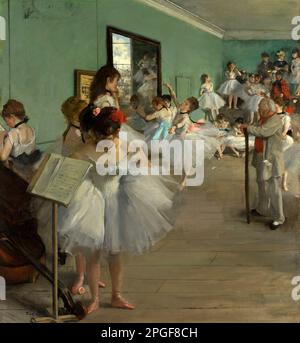 Der Tanzkurs Edgar Degas 1874 Stockfoto