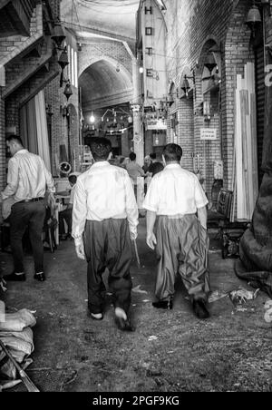 Der unterirdische Markt in Erbil City. Irak. Stockfoto