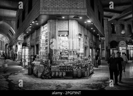 Der unterirdische Markt in Erbil City. Irak. Stockfoto