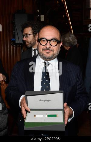 Rom, Italien. 22. März 2023. Rom : Ministerium für Kultur . Tribut an Giancarlo Giannini. Auf dem Foto: Gennaro Sangiuliano Credit: Independent Photo Agency/Alamy Live News Stockfoto