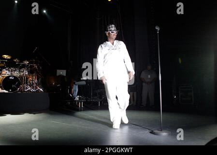 Bobby Brown, Ex-Mann von Whitney Houston, tritt live im Enmore Theatre auf, um für seine Album-Veröffentlichung „Greatest Hits“ zu werben. Sydney, Australien. 20.07.2007. Stockfoto