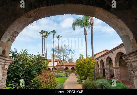 Mission San Juan Capistrano in Kalifornien Stockfoto