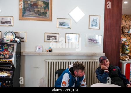 18. März 2023, Abbiategrasso, Mailand, Italien; Mailand-San Remo 2023; Stockfoto