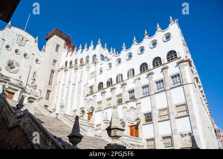 Guanajuato, Guanajuato, Mexiko, Eine universitätsstadt von Guanajuato mit blauem Himmel Stockfoto