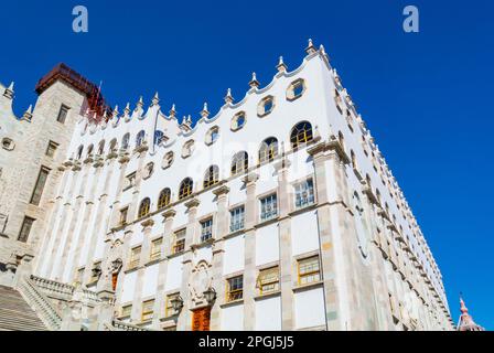 Guanajuato, Guanajuato, Mexiko, Eine universitätsstadt von Guanajuato mit blauem Himmel Stockfoto