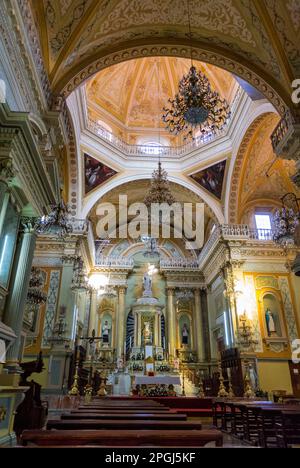 Guanajuato, Guanajuato, Mexiko, in der Kirche unserer Dame von Guanajuato, Basilika de Nuestra Senora de Guanajuato Stockfoto