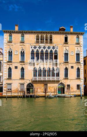 Palazzo Bernardo am Canale Grande, Italien, Venedig Stockfoto