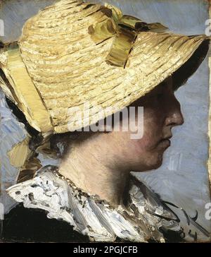 Anna Ancher 1884 von Peder Severin Kroyer Stockfoto