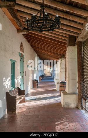 Mission San Juan Bautista State Historic Park in Kalifornien Stockfoto
