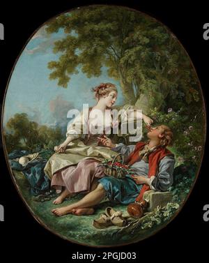 Les Sabots 1768 von Francois Boucher Stockfoto