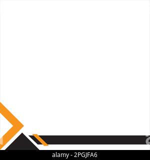 Business Corner Für Briefkopfpapier Stockfoto