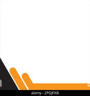 Business Corner Für Briefkopfpapier Stockfoto