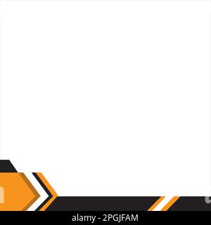 Business Corner Für Briefkopfpapier Stockfoto