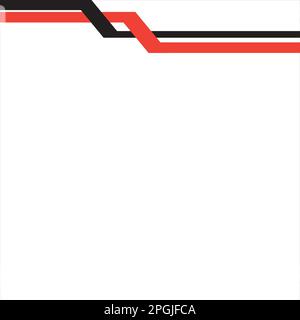 Business Corner Für Briefkopfpapier Stockfoto