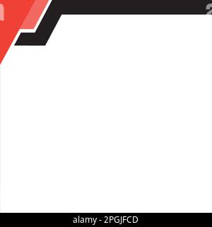 Business Corner Für Briefkopfpapier Stockfoto