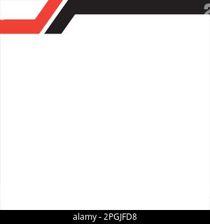 Business Corner Für Briefkopfpapier Stockfoto