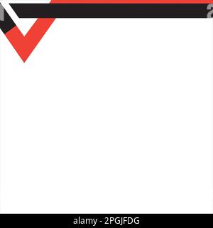 Business Corner Für Briefkopfpapier Stockfoto