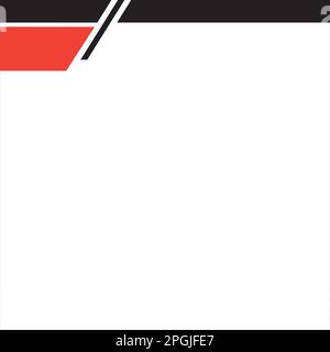 Business Corner Für Briefkopfpapier Stockfoto