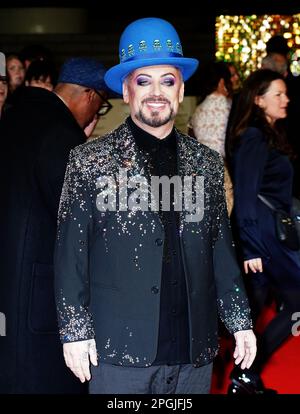 Dateifoto vom 13.10/22 von Boy George, der zusammen mit dem Culture Club als Unterstützer für Sir Rod Stewarts Sommertour in Großbritannien bekannt gegeben wurde. Stockfoto