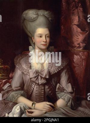 Königin Charlotte 1777 von Benjamin West Stockfoto