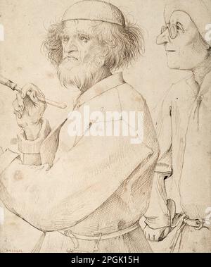 Der Maler und der Käufer, ca. 1566, von Pieter Bruegel dem Ältesten Stockfoto