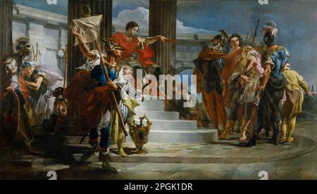 Scipio Africanus Freezing Massiva von 1719 bis 1721 von Giovanni Battista Tiepolo Stockfoto