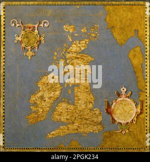 British Isles 1565 von Egnazio Danti Stockfoto