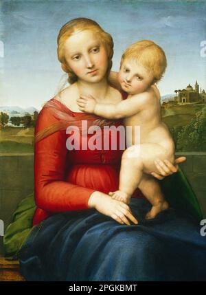 Die kleine Cowper Madonna, etwa 1505 von Raphael Stockfoto