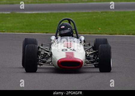 Martin Whitlock, Brabham BT21, HSCC Classic Formula Ford Championship mit historischer Formel 3 Championship, der Classic Formula Ford Championship Hafen Stockfoto