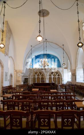 Eine der vier Sephardischen Synagogen im jüdischen Viertel der Altstadt von Jerusalem Stockfoto