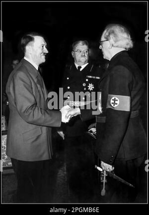 Adolf Hitler empfängt den slowakischen Premierminister Vojtech Tuka in Berlin Nazi Deutschland 1941 Stockfoto