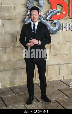 Jason Wong nimmt an der britischen Premiere von Dungeons & Dragons: Honor among Thieves, London, Großbritannien Teil. Foto aufgenommen am 23. März 2023. Kredit: Siehe Li/Picture Capital/Alamy Live News Stockfoto