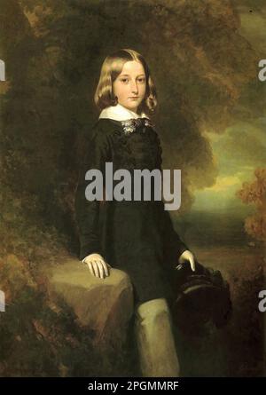 Winterhalter Franz Xavier - Leopold Duke of Brabant - Deutsche Schule - 19. Jahrhundert - Winterhalter Franz Xavier - Leopold Duke of Brabant - Deutsche Schule - 19. Jahrhundert Stockfoto